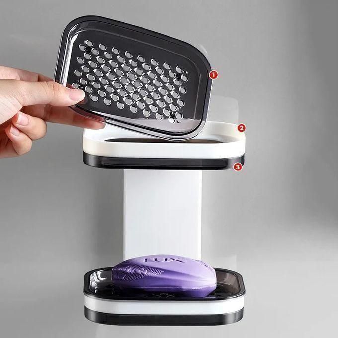 Soap Box Wall-mounted Single And Double Layer Drain Soap Dispenser