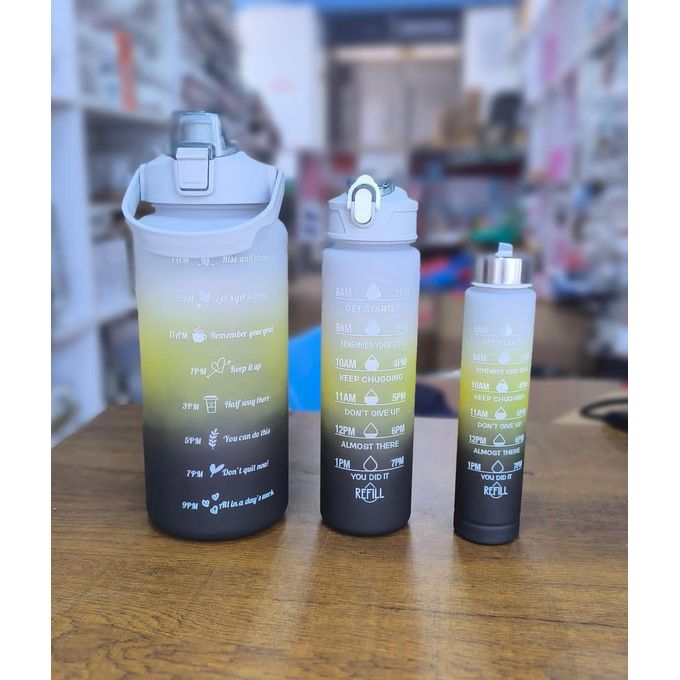 3 in 1 Motivational Water Bottle.