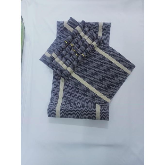 6pcs pvc table mats plus one table runner(30*180cm)