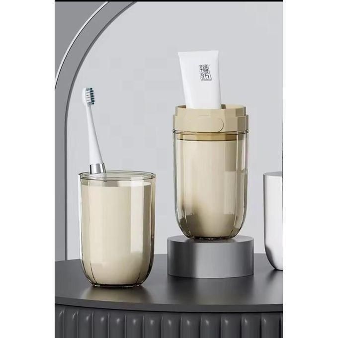 Big size portable travel toothbrush holder with 4 cups