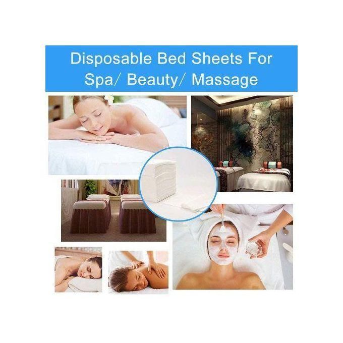 10Pc Disposable Bedsheets Non Woven Waterproof Cloth Bed Cover Massage Bed Sheets For SPA ,Tattoo ,Massage, Physiotherapy, Table ,Hotels, Beauty Salon Elderly care
