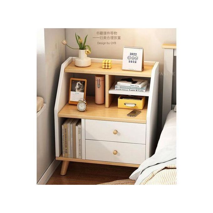 Storage Nordic Nightstand Table Aesthetic Minimal Space Saving Drawers Bedsides Table Small Cute Szafka Nocna Home Furniture
