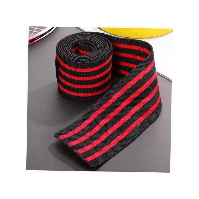 a pair for Knee Wraps Men Fitness Weight Lifting Elastic Bandage Compression Knee Support Sports Strap Knee Protector Bands Pad