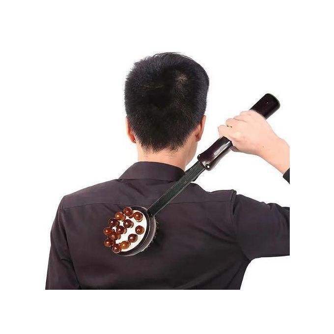 Handheld Meridian Hammer Massager Back Massage Hammer Foot Relaxation Massager Double Head Percussion Massager