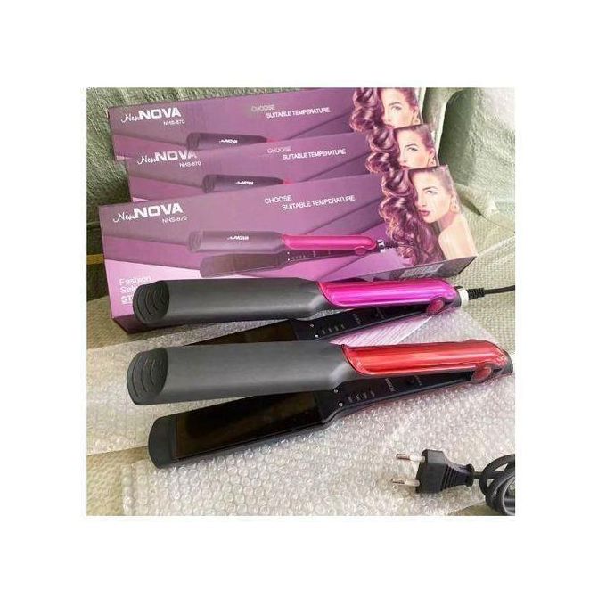 Cronier professional 2-in-1 Ceramic Hair Straightener Fast Heating Flat Iron