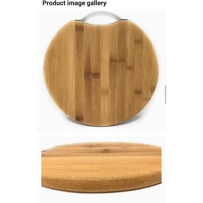 Round Wooden Bamboo Chopping Board Cutting Board with Handle