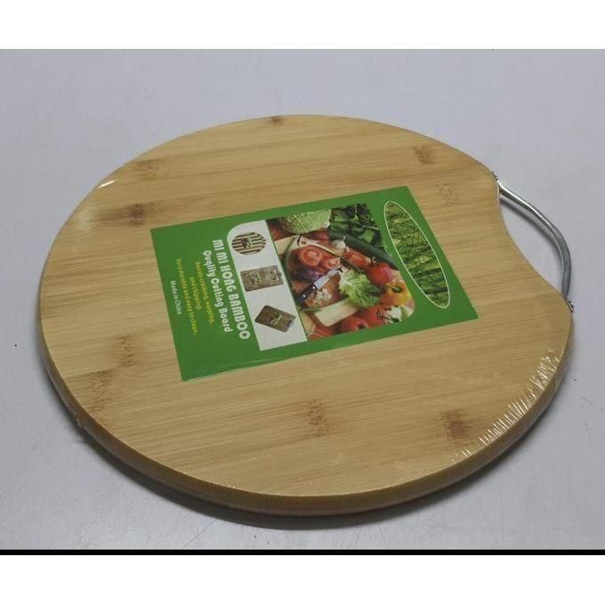Round Wooden Bamboo Chopping Board Cutting Board with Handle