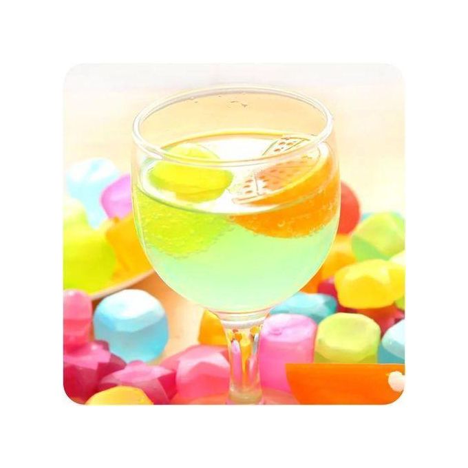 20pc pack Reusable silicone ice cubes.