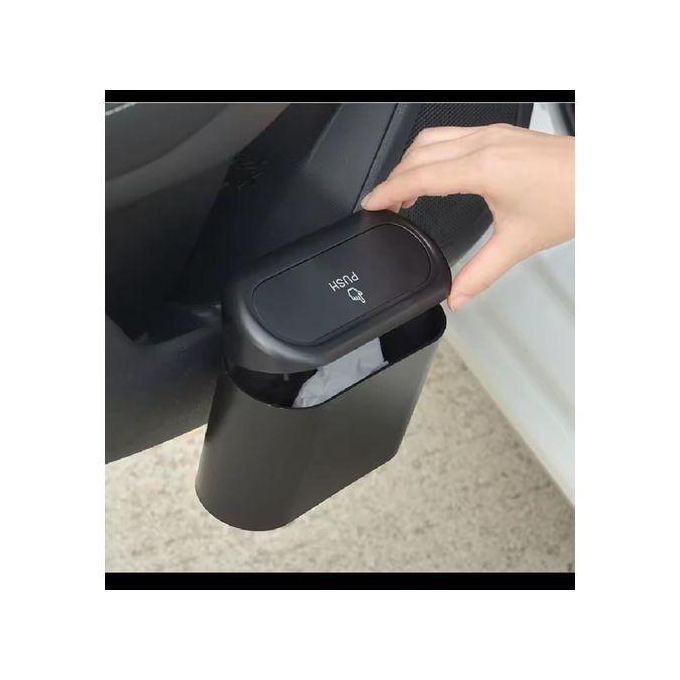 Car Door Seat Clip Stand Holder Organizer With Lid Trash Can Accessories Car dustbin