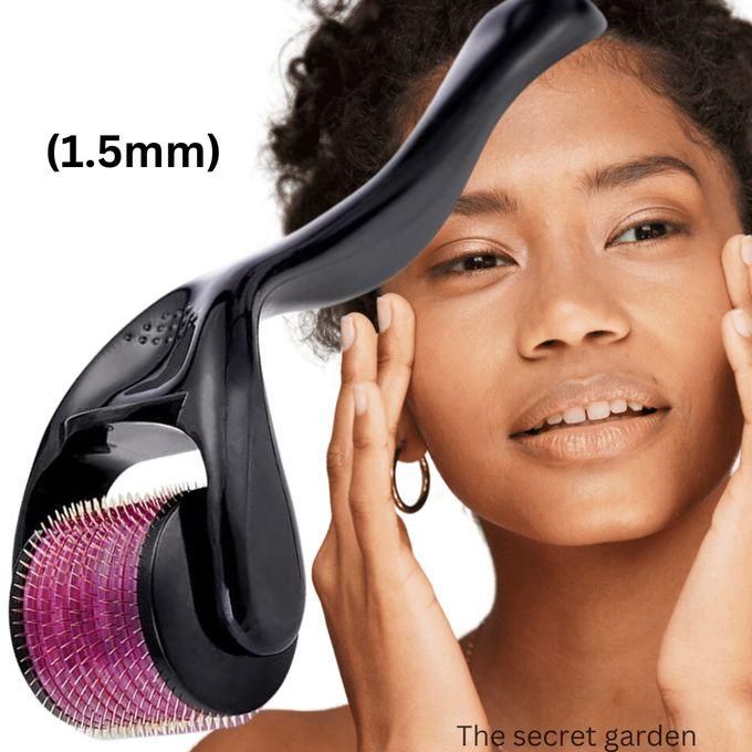 Derma Roller Needles MicroNeedle Skin Roller Dermatology Therapy System- MicroNeedle Skin Roller For Acne Scars, Wrinkles, Stretch Marks, Hair Growth And Enhanced Skincare Absorption