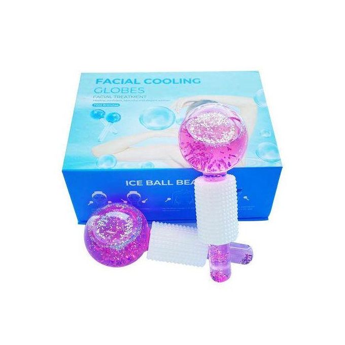 2pcs Ice Globes for Facials Massage Tool Set
