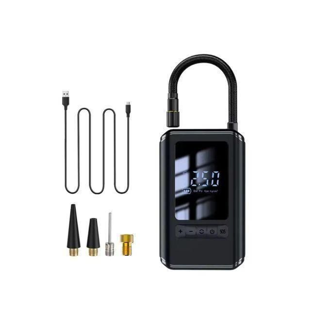 Car Mounted Inflation Pump Portable Mini Self-propelled Electric Tire Inflator Air Pump Handheld Wireless Charging