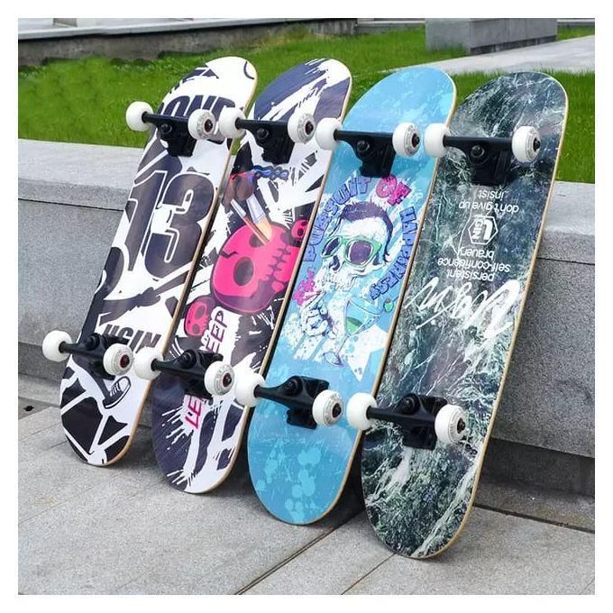 Skateboard Ages15+ -rubber Wheels