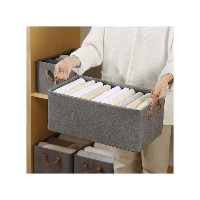 Foldable multipurpose HARD FABRIC clothes/closet organizer*