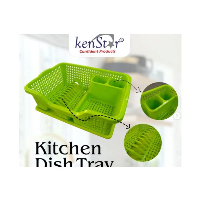 Kenstar Kitchen Dish Rack With Tray (Base).