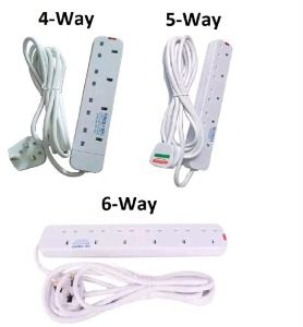 Power King / RK Trust Heavy Duty Power Socket Extension Cable Charging Outlet