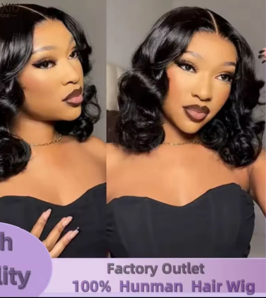 Body wave short Bob human hair wig, Body wave human hair wig, Bob body wave frontal wig