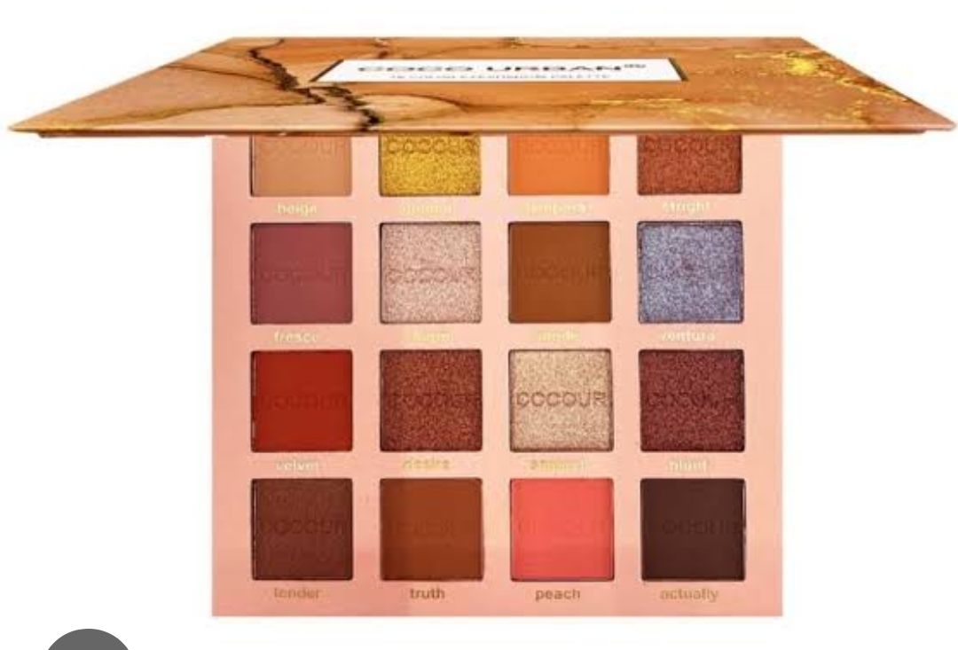 Nude Colors Eyeshadow palette + FREE 2pcs lip gloss oil serum
