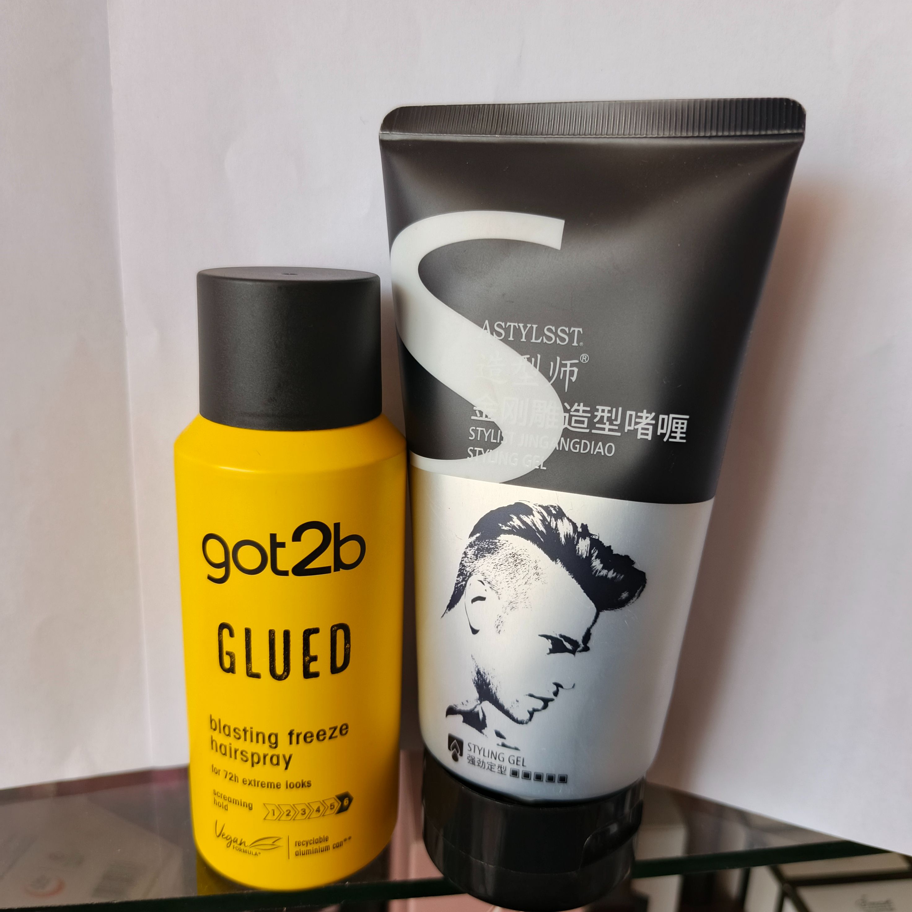Got2b Blasting freeze hair spray glue + FREE styling Gel