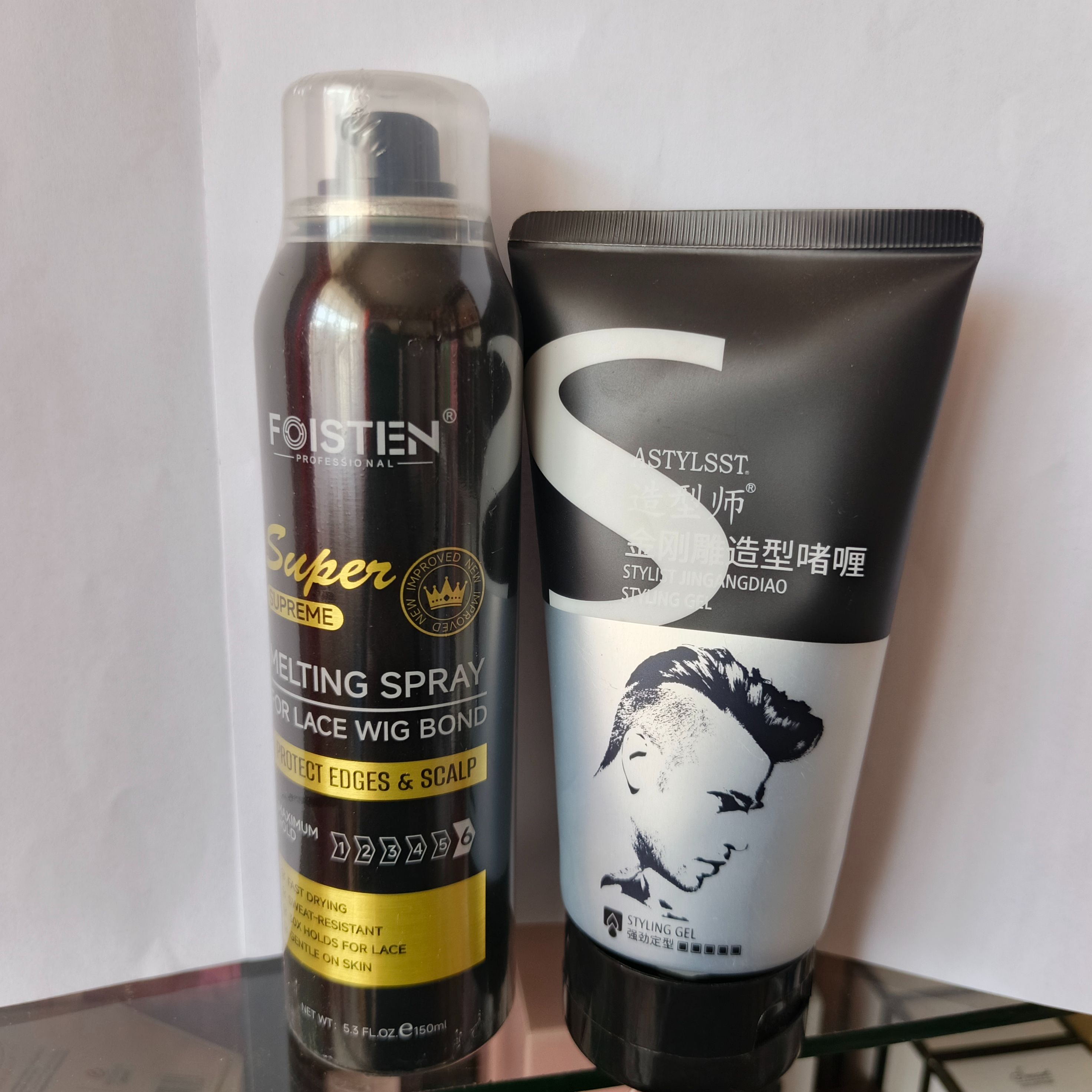 Foisten super supreme Lace melting spray + FREE styling Gel