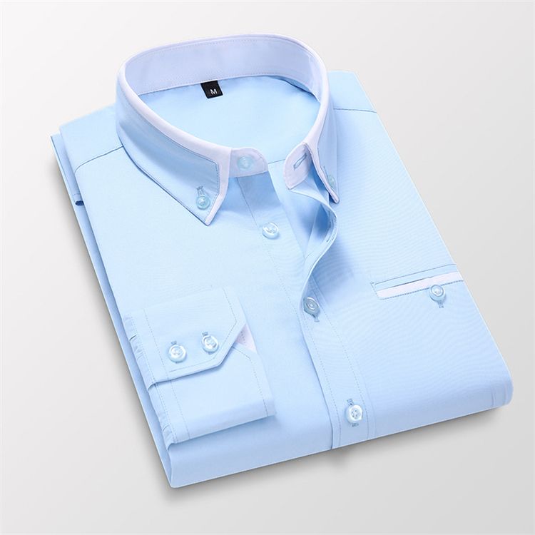 Men's Clothes Shirts Short Sleeve Business Office Casual Shirt