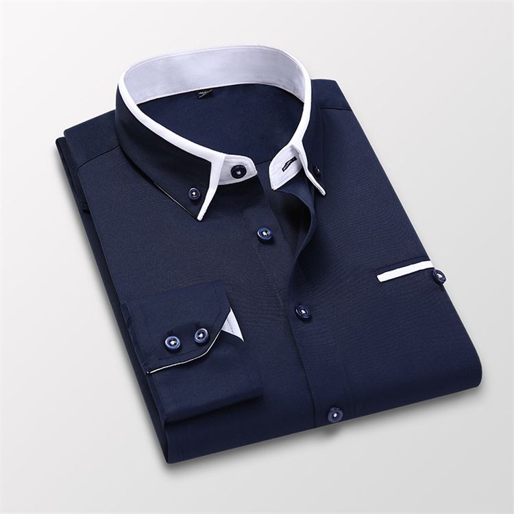 Men's Clothes Shirts Short Sleeve Business Office Casual Shirt