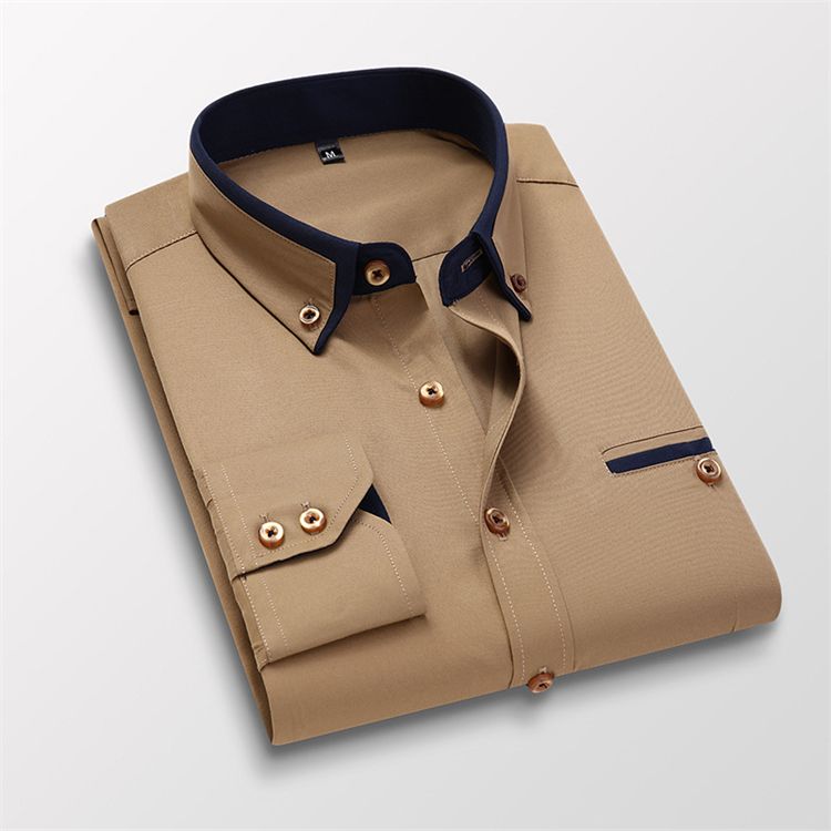 Men's Clothes Shirts Short Sleeve Business Office Casual Shirt