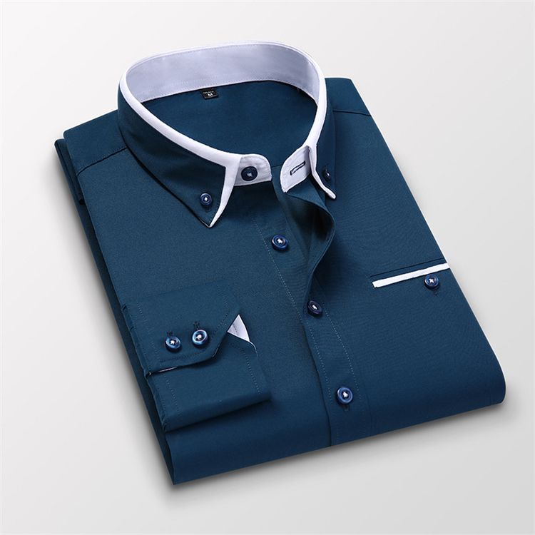Men's Clothes Shirts Short Sleeve Business Office Casual Shirt