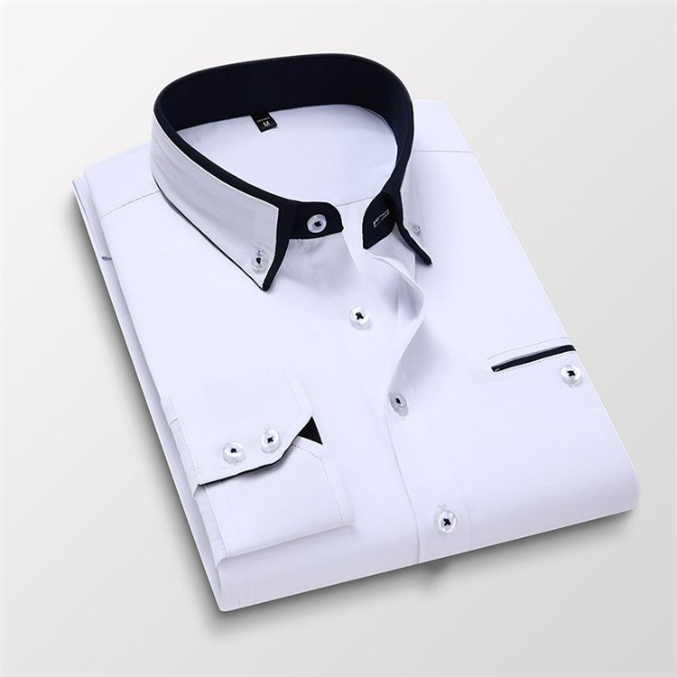 Men's Clothes Shirts Short Sleeve Business Office Casual Shirt