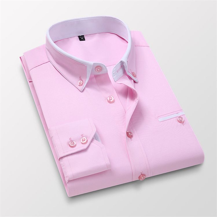 Men's Clothes Shirts Short Sleeve Business Office Casual Shirt