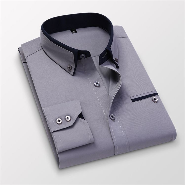 Men's Clothes Shirts Short Sleeve Business Office Casual Shirt