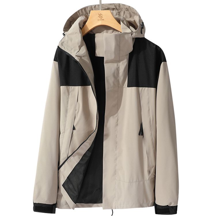 Man's Camping Clothes Hiking Jacket Waterproof Thin Hiking Safari Windbreaker Jacket