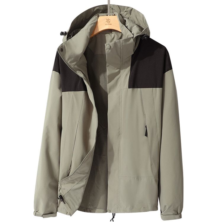 Man's Camping Clothes Hiking Jacket Waterproof Thin Hiking Safari Windbreaker Jacket