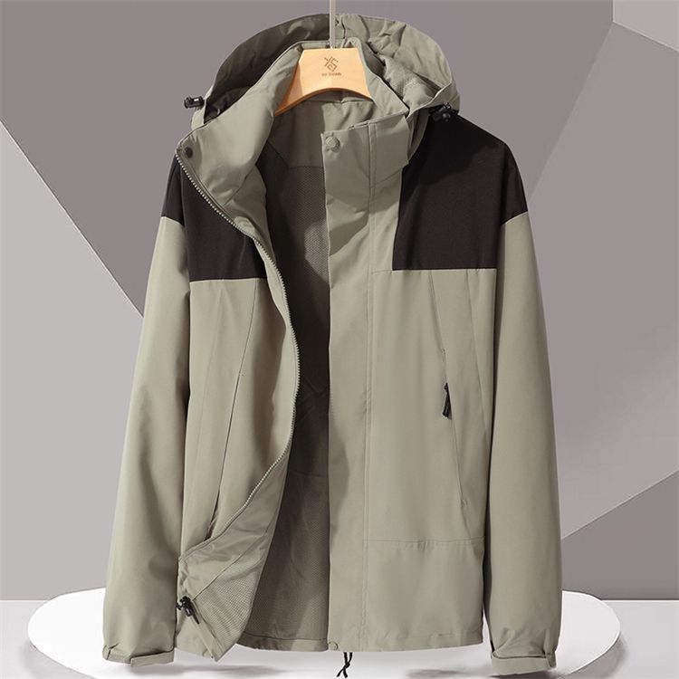 Man's Camping Clothes Hiking Jacket Waterproof Thin Hiking Safari Windbreaker Jacket