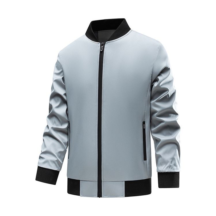 Men's jacket new casual trend youth stand-up collar zipper long-sleeved jacket men's clothing