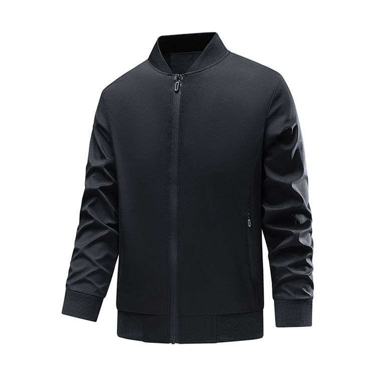 Men's jacket new casual trend youth stand-up collar zipper long-sleeved jacket men's clothing