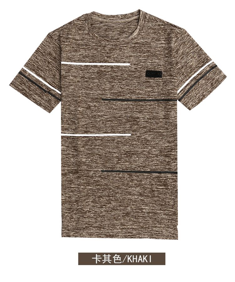 Short Sleeve Men O Neck Polyester Mens T Summer Cool Male Slim Casual Boys Tee Shirt