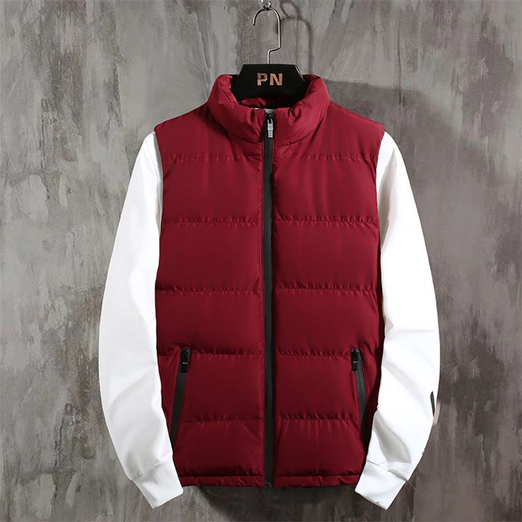 New Fashionable Design Waterproof Windproof Padding Sleeveless Jacket Men Sportswear Outdoor Casual Vest