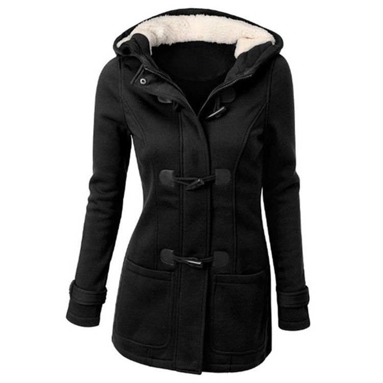 Woman Hooded Sweater for Women Outdoor Casual Cotton Blend Comfortable Keep Warm Coat Plus Size