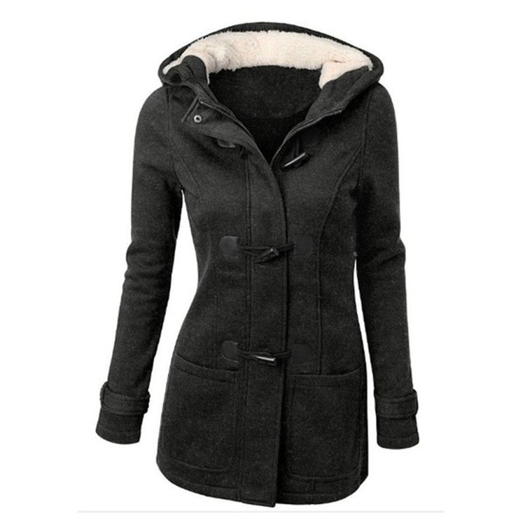 Woman Hooded Sweater for Women Outdoor Casual Cotton Blend Comfortable Keep Warm Coat Plus Size