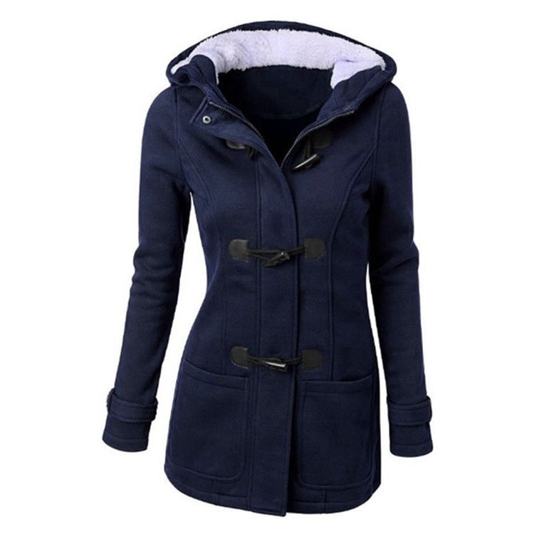 Woman Hooded Sweater for Women Outdoor Casual Cotton Blend Comfortable Keep Warm Coat Plus Size