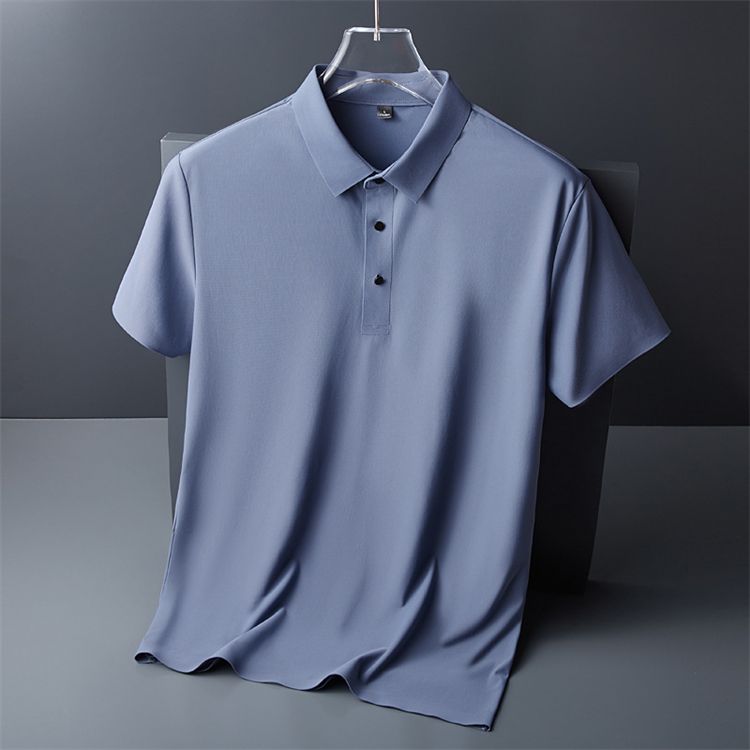Casual men performance golf polo shirts breathable t shirt short sleeve stretch spandex golf clothing