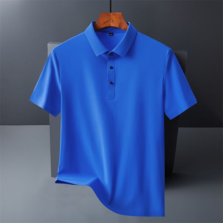 Casual men performance golf polo shirts breathable t shirt short sleeve stretch spandex golf clothing