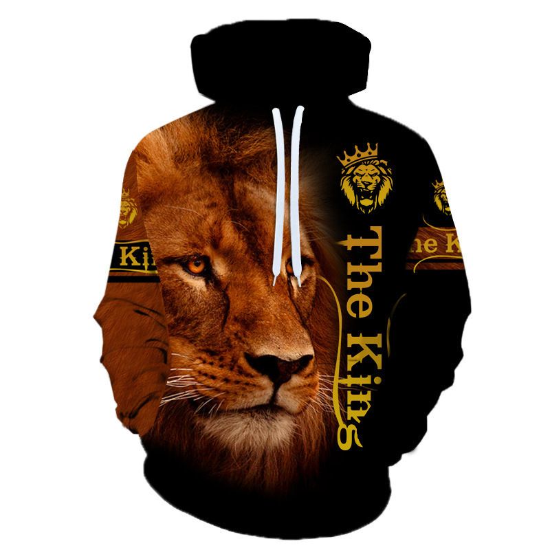 New Autumn Winter 3d Printed Men's Hooded Sportswear Tracksuit Long Sleeve Casual Sweatshirt