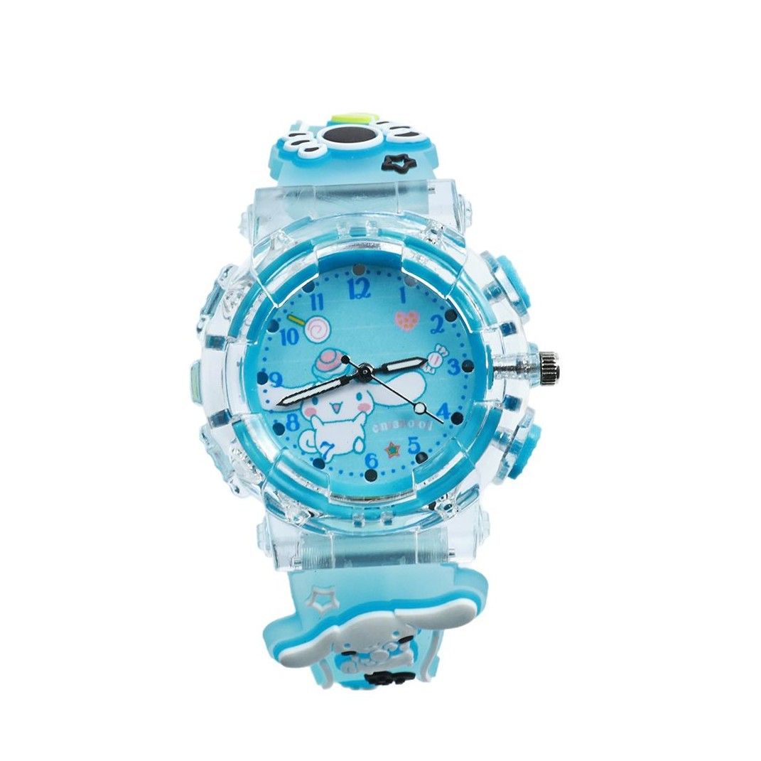 New Cartoon Kids Wristwatch Luminous Night Glow Gift for Kindergarten Girls Primary School Students Toy Watch