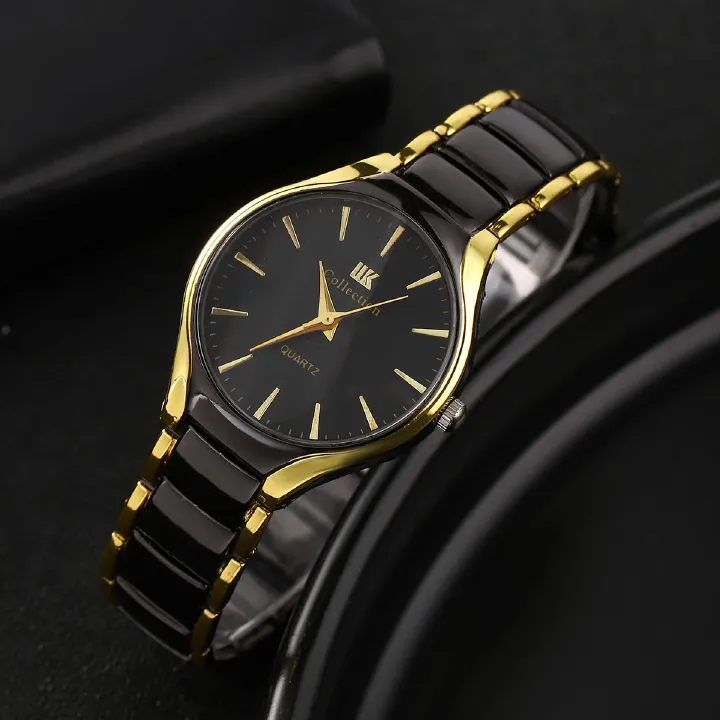 Fashion lovers alloy Shi Ying business casual watch steel belt alloy Shi Ying business casual watch men