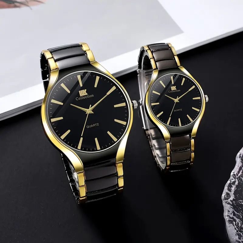 Fashion lovers alloy Shi Ying business casual watch steel belt alloy Shi Ying business casual watch men