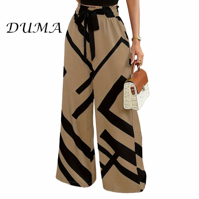 "DUMA"Women's clothing Lace up Wide legs commute Casual pants trousers fashion Appointment