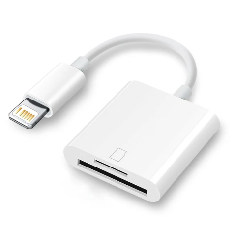 1PC For iPhone Card Reader Memory Card Adapter for iphone 14 13 12 8Pin To SD TF Camera Card Reader Data Converter OTG Data Cable