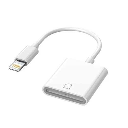 1PC For iPhone Card Reader Memory Card Adapter for iphone 14 13 12 8Pin To SD TF Camera Card Reader Data Converter OTG Data Cable